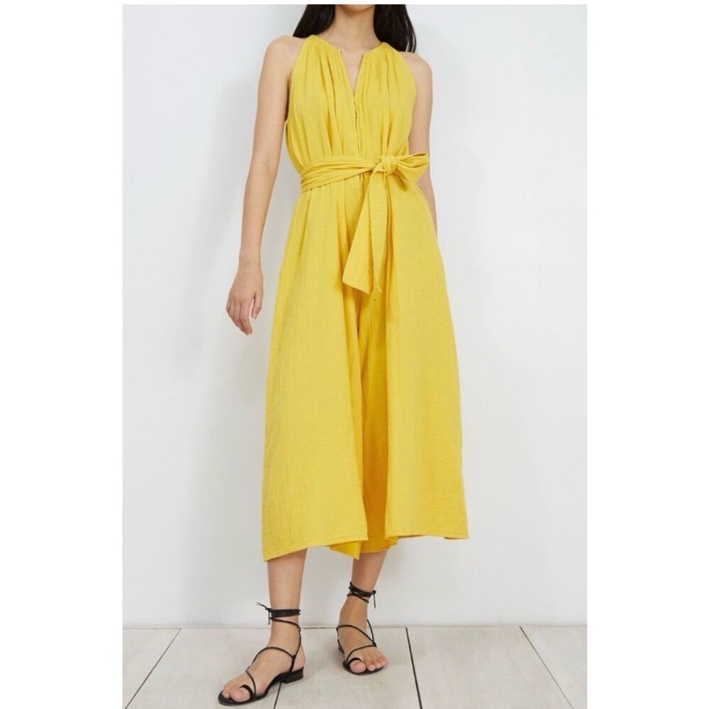 Apiece Apart Mustard Textured Top
